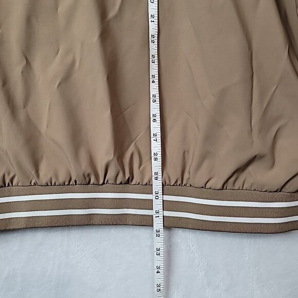 Outdoor Jacket Always Striving For Excellence Tan Men's Size XXL Bomber Jacket - Picture 12 of 14